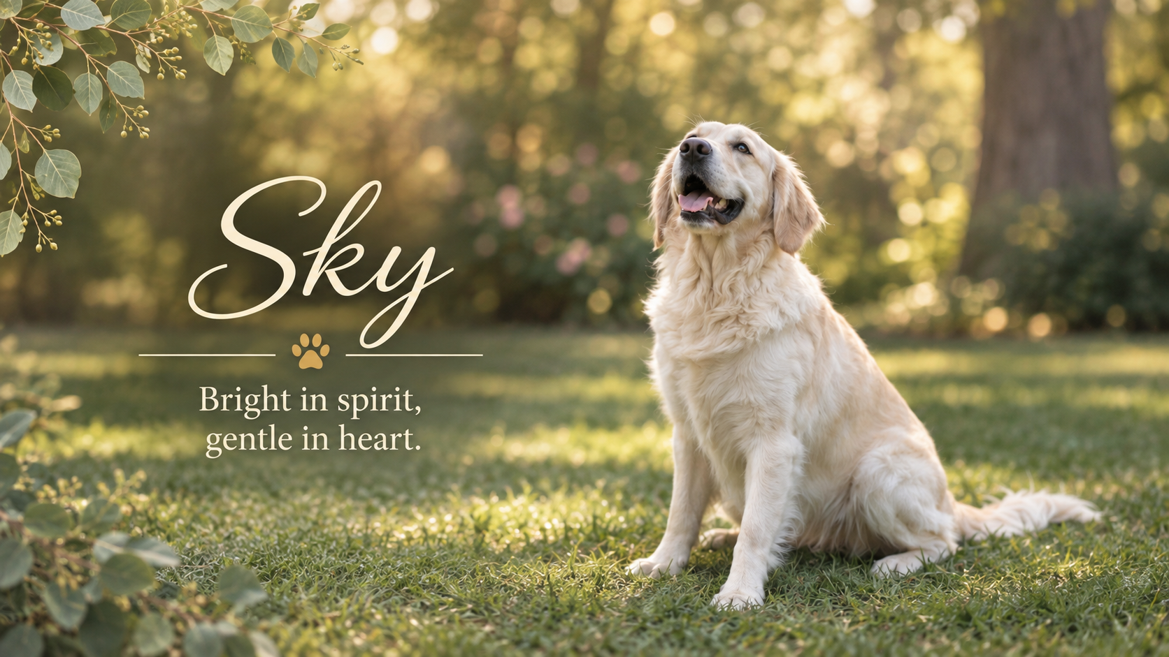 Sky — Bright in spirit, gentle in heart