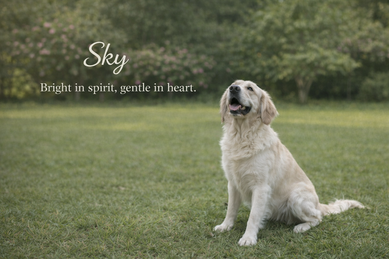 Sky — Bright in spirit, gentle in heart